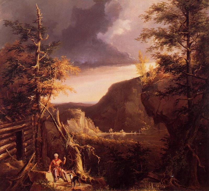 Thomas Cole Daniel Boone Sitting oil painting image